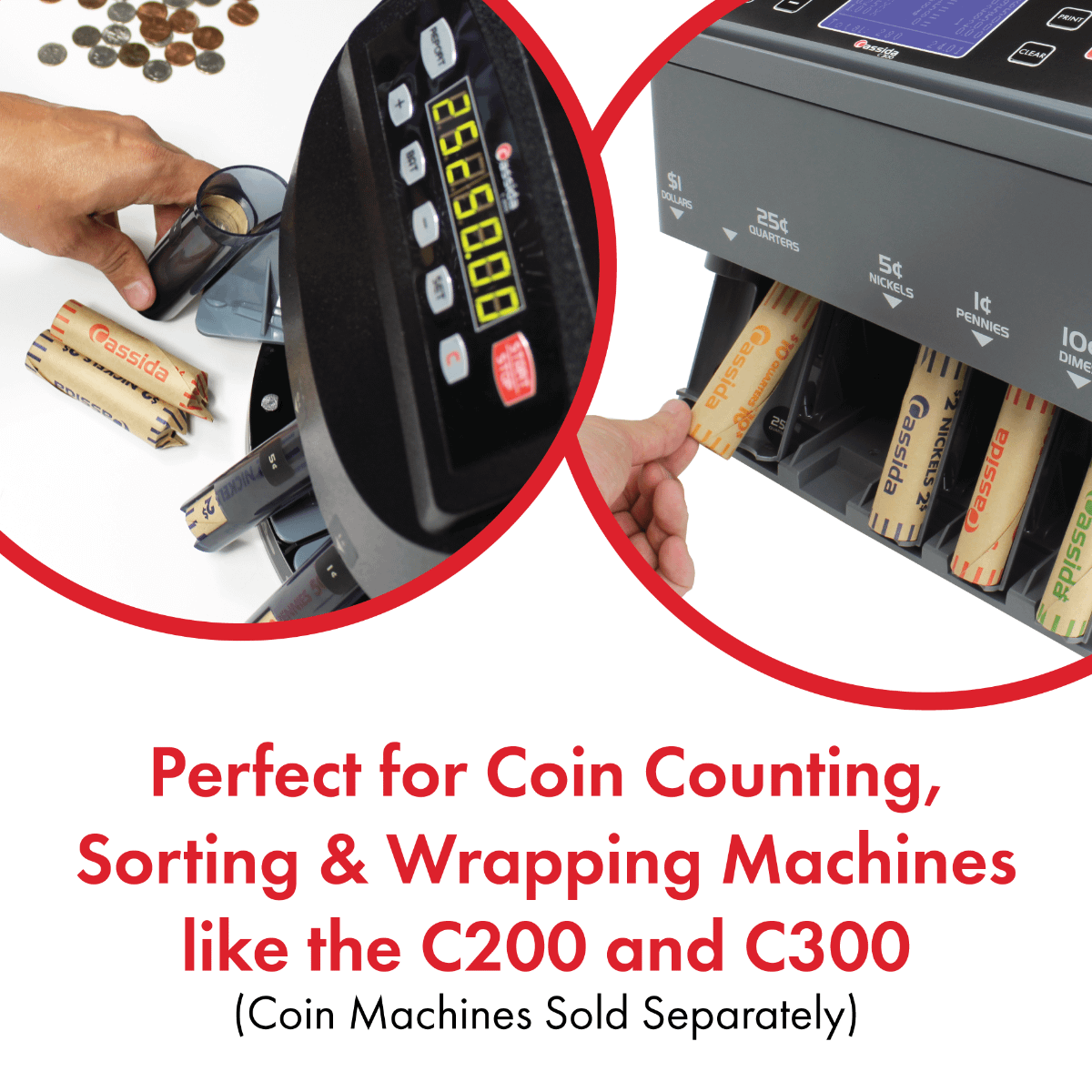 Cassida C200 Coin Counter / Sorter / Wrapper